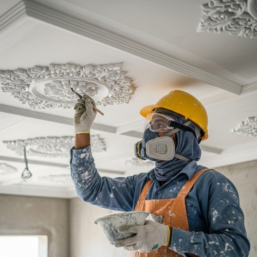 gypsum Ceiling Decoration Dubai