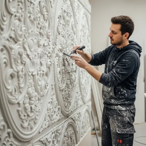 Gypsum Wall Decoration Dubai