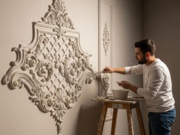 We create stylish decorative gypsum wall, 3D panels, and artistic carvings to create feature walls in living rooms, bedrooms, or commercial interiors.