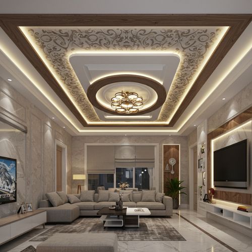Gypsum Ceiling Decoration Image 3