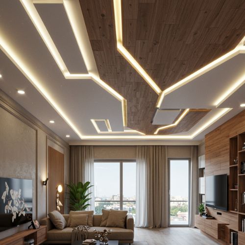 Gypsum Ceiling Decoration Image 5