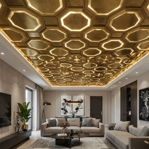 Gypsum Ceiling Decoration Image 6