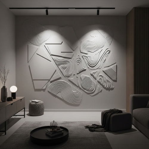 Gypsum Wall Decoration Image 1