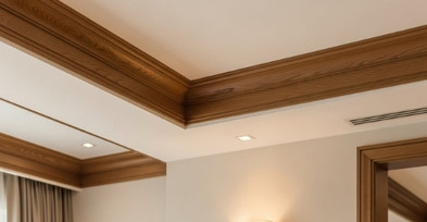 Wood Crown Molding Installation to fix gaps.